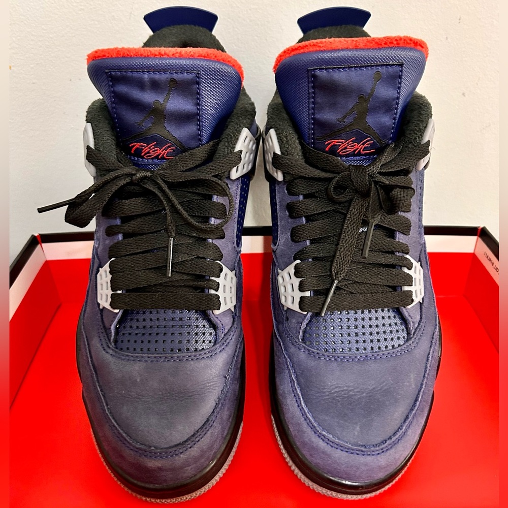 Air Jordan 4 Retro Winter Size 8 Men             Loyal Blue/Black-White